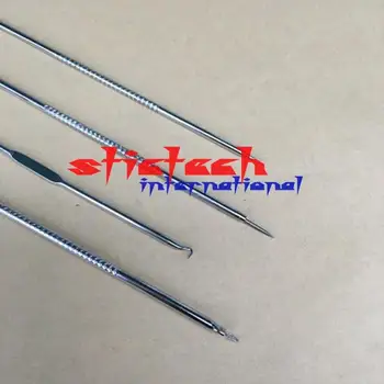 

by ems or dhl 1000sets 4pcs/set Stainless Steel Blemish Whiteheadband Blackhead Come done Acne Extractor Remover Tool Needles