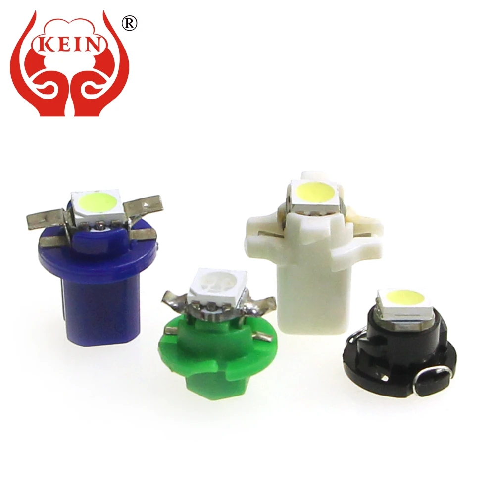 

KEIN 100pcs T3 T4.2 T4.7 B8.5D B8.4 B8.4D B8.3 AUTO car LED Neo Wedge Instrument panel lamp Dash Board BLUE red Lamp Bulb Lights