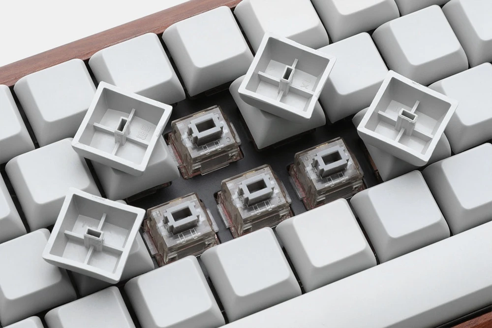 Пустые колпачки для ключей XDA ALPS белые серые механическая клавиатура gh60 poker xd64 xd60