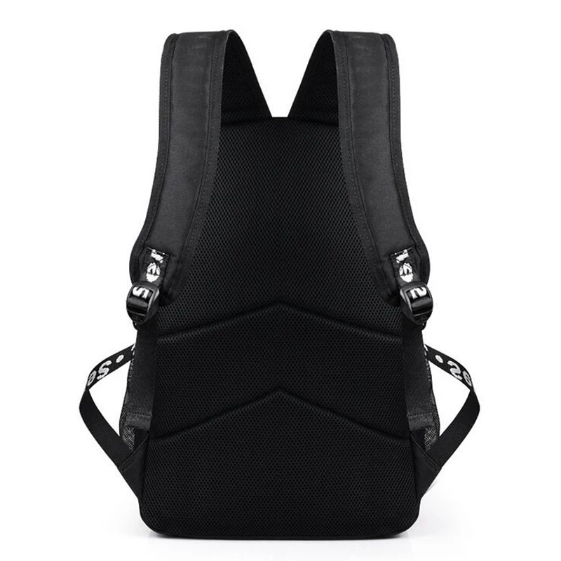 2018 hombres de la manera Mochila adolescentes Luminous School bolsas Anti-thief Mochila carga USB portátil mochilas viaje Mochila Masculino