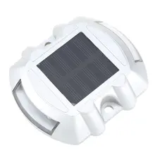 6 шт. Солнечный светодиодный светильник для дорожек, маркер безопасности, белый/синий/красный светильник