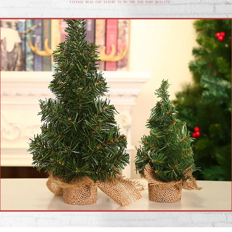 Diy Mini Christmas Tree Small Pine Tree Trees Placed In The