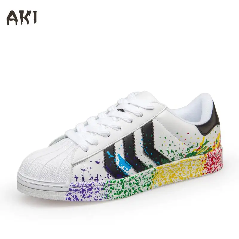 2017 Men Femme Casual Shoes Designer Trainers Breathable Runs Chaussure Lace up Superstars Men Shoes Classic