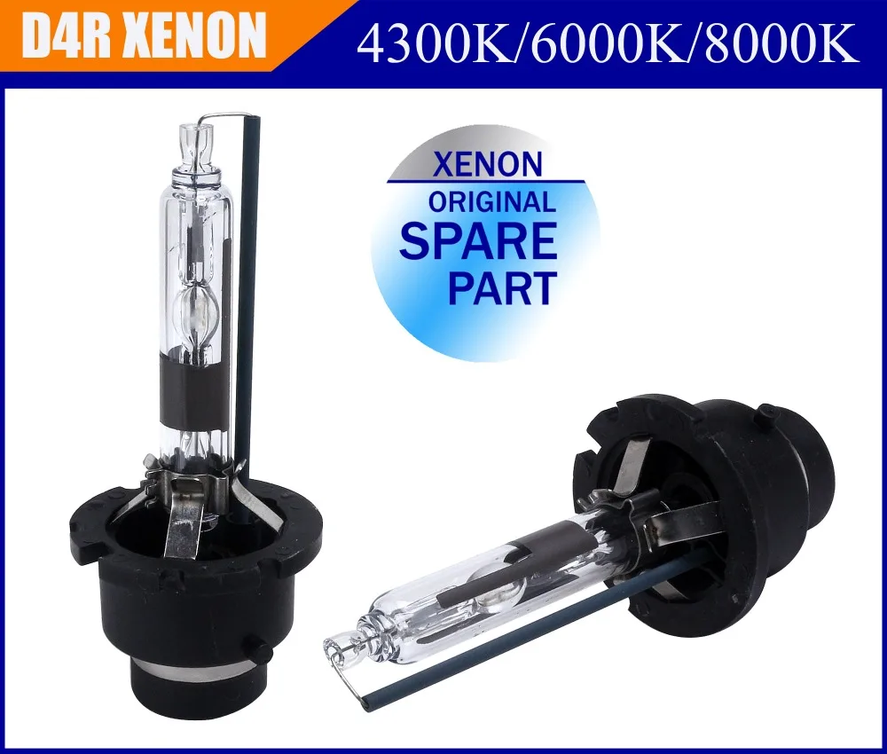 

2pcs/lot 35W 12V D4R Xenon Bulb for Replacement Auto Headlight Lamp Light Source D4R HID Bulb 4300K 5000K 6000K 8000K