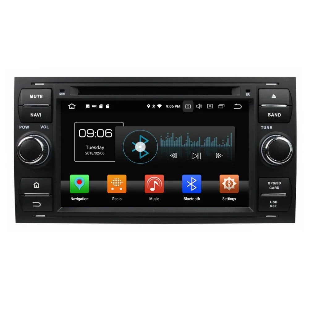 Discount 4GB RAM Octa Core Android 8.0 Car Radio DVD Player for Ford Focus Mondeo S-MAX C-MAX Galaxy Fiesta Form Fusion Connect 1