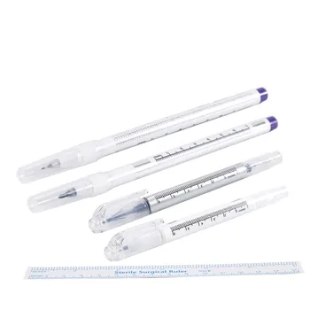 

Medical Surgical Scribe Pen Eyebrow Piercing Marker Pen Sterile Surgical Ruler Permanent Tattoo Accessories