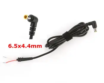 

10pcs/lot 6.5X4.4mm With pin DC connector Power Cable for Sony Laptop ac adapter charger 6.5*4.4mm DC cable
