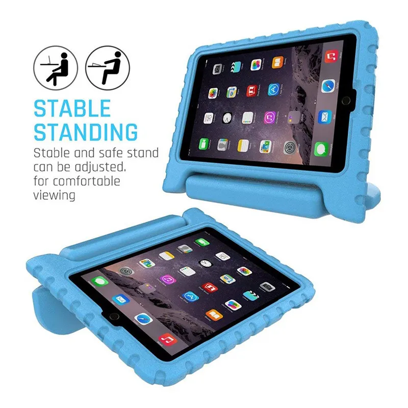 Luxury Silicone Case For iPad 9.7 2017 Case Shockproof Children Kids Handle Stand Protective Cover For Ipad 9.7 Case Cover Luxury Silicone Case For iPad 9.7 2017 Case Shockproof Children Kids Handle Stand Protective Cover For Ipad 9.7 Case Cover