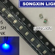 1000 шт. мигающий светодиодный Диод 2012 Светодиодный s 0805 светодиодный мигающий светодиодный SMD диод 0805 SMD мигающий светодиодный s мигающий синий светодиод 460NM