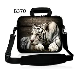 Белый тигр 10 11 12 13 15 14 дюймов сумка на плечо для ноутбука сумка-мессенджер 15,6 17 рукав чехол сумка для переноски сумка для ноутбука Портфель