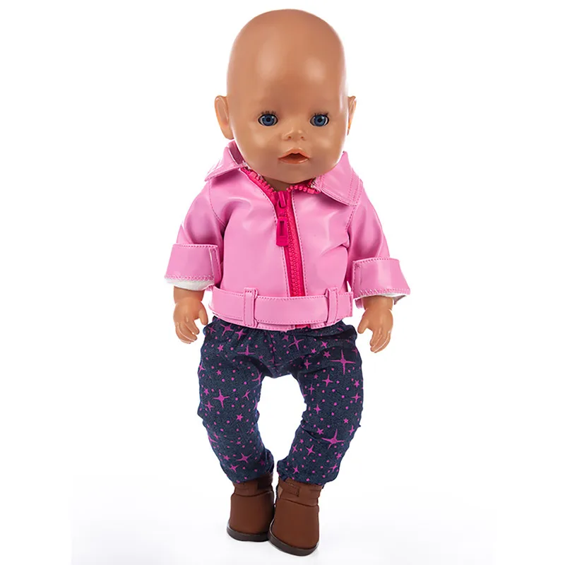 Born Baby Doll Одежда Аксессуары подходит 18 дюймов 43 см Единорог рождественское платье розовый Фламинго платье для ребенка день рождения фестиваль подарок - Цвет: Q-104