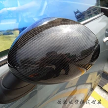 2pcs/lot carbon fiber mirror covers for mini cooper s f56 f55 ( other car types , do not order pls) auto replacement parts