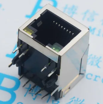 

20pcs RJ45 connector 59 8P8C shielded RJ45 illuminated with light unfiltered illuminated length 21mm RJ45 network socket