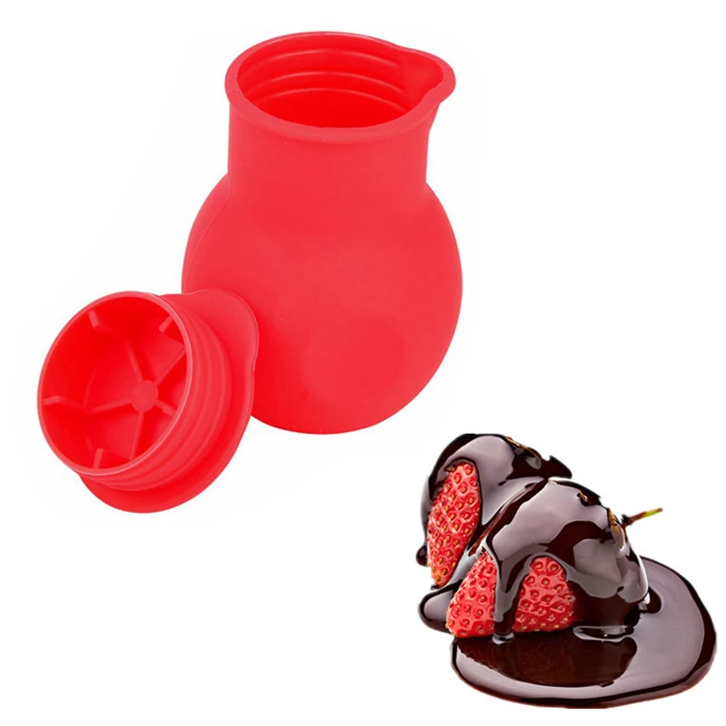 Chocolate Melting Pot Silicone Kitchen Tools Baking Container Silicone Pot Butter Sauce Milk Heating Pouring Kitchen Accessories (7)
