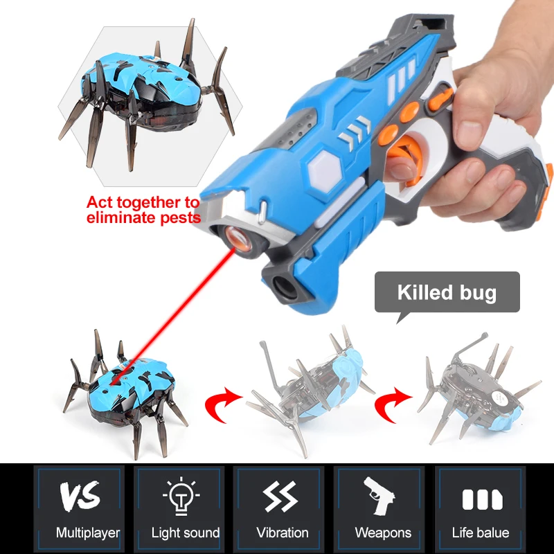 Infrared Laser Tag Toy Guns Blaster Laser Battle Set Indoor & Outdoor Family Activity Sports Toys Gift For Kids Adults