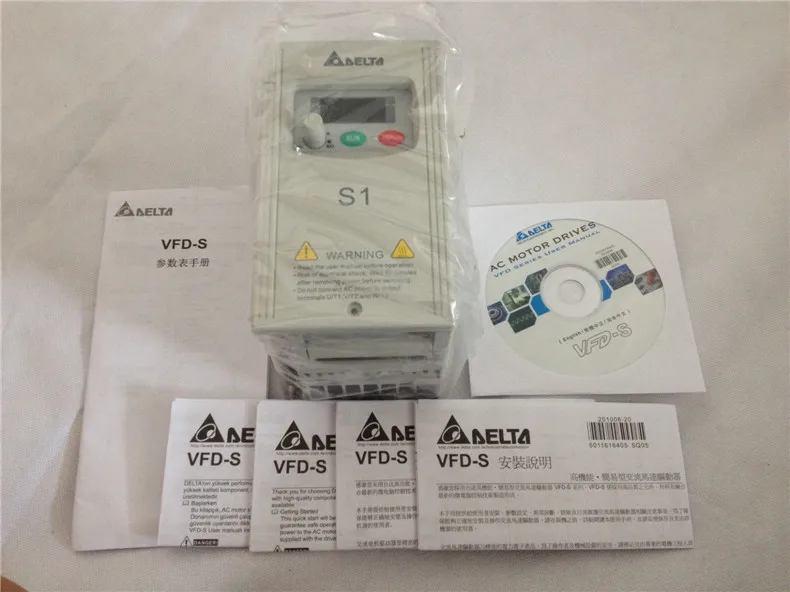 VFD022S43D DELTA VFD-S VFD Inverter Frequency converter 2.2KW 3HP 3PHASE 380V 400HZ