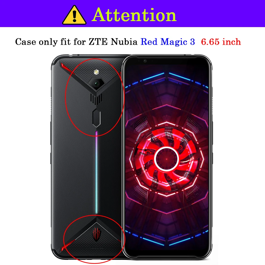 Чехол для ZTE Nubia Red Magic 3 Роскошный Алюминиевый противоударный защитный чехол из