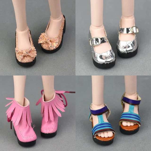 1/4 Doll Shoes / Flattie Flat Shoes, Princess Leather shoes Accessories For Baby Toy 1/4 Xinyi