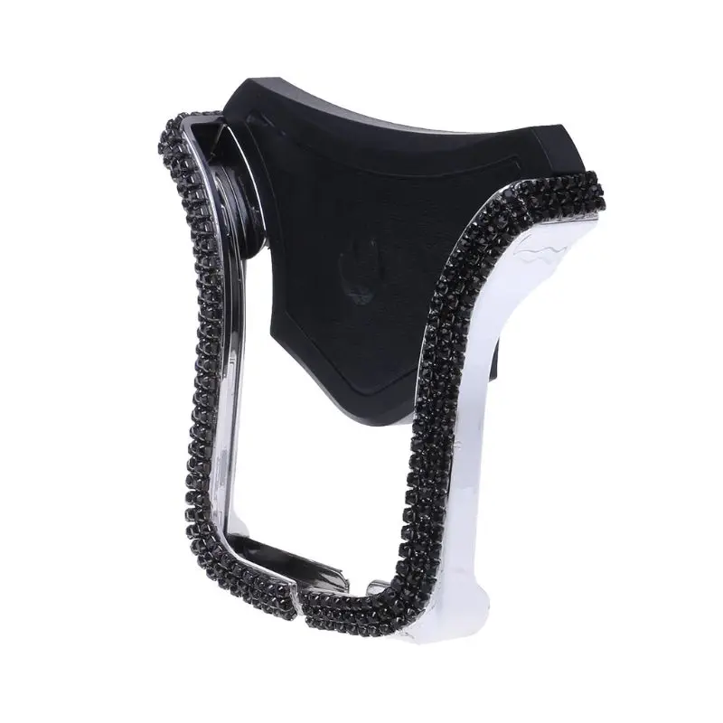 Universal Car Phone Holder With Bing Crystal Rhinestone Car Air Vent Mount Clip
