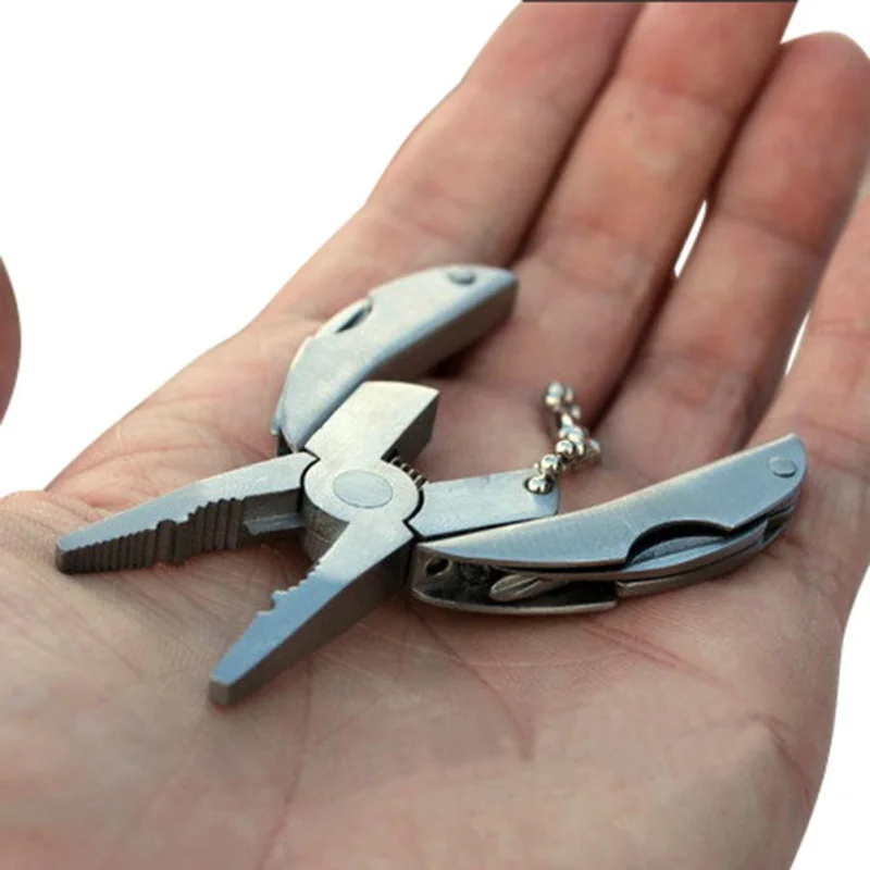 

2018 Camping Survival EDC Tools Travel Kits tainless Steel Foldaway Knife Keychain Screwdriver Multifunction Folding Plier