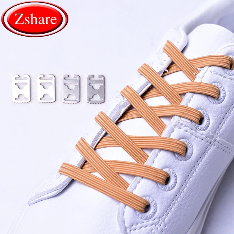

1 Pair Elastic No tie Shoelaces Rainbow Color Sneakers Lazy Shoe laces Kids Adult Quick Shoelace Stretching Lock laces
