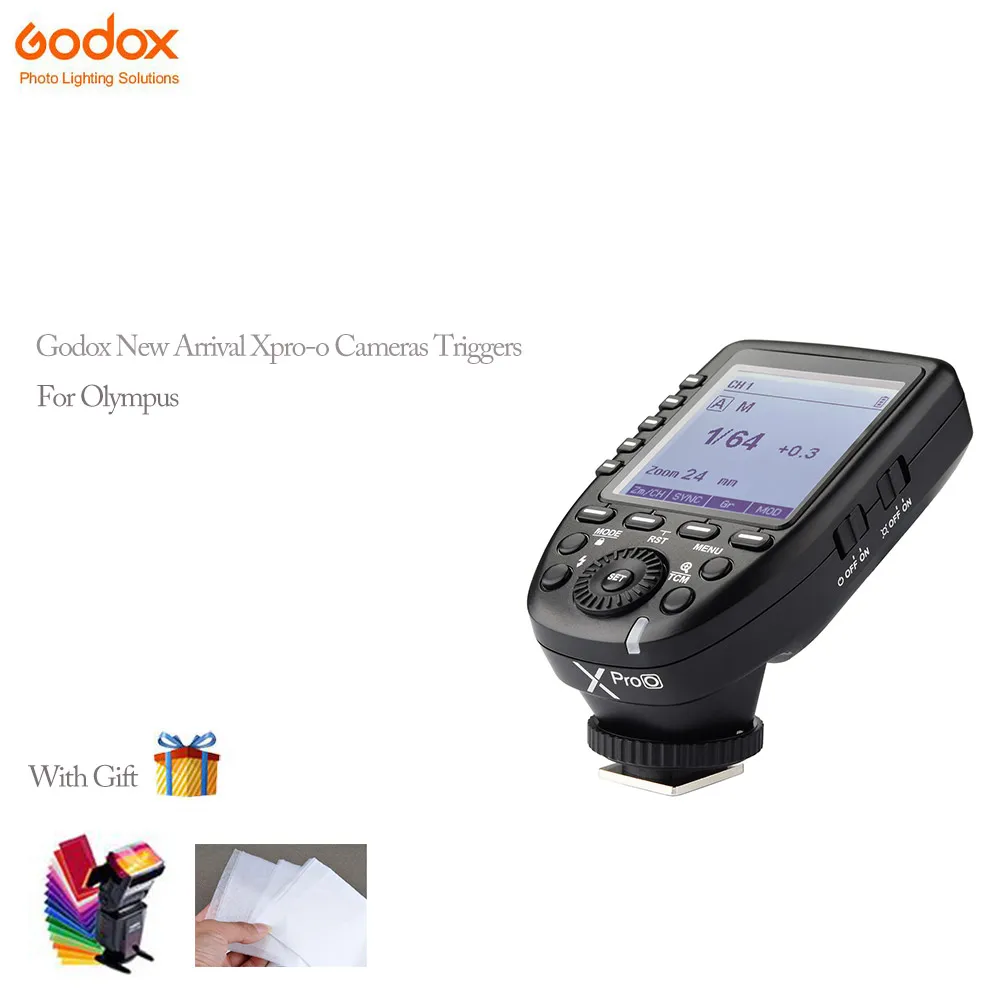 

In Stock Godox New Cameras Triggers XPro-O TTL Autoflash 2.4G Wireless X System For Olympus 11 Customizable Functions