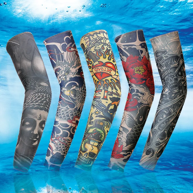 Buy Mens's Tattoo Sleeve Warmers Tattoo Arm Sleeve