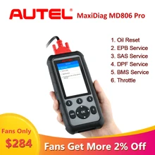 Autel MaxiDiag MD806 Pro OBD2 Car Auto Diagnostic Scanner Tool Automotive OBDII Code Reader Full System OBD2 MD806Pro Automotriz Autel MaxiDiag MD806 Pro OBD2 Car Auto Diagnostic Scanner Tool Automotive OBDII Code Reader Full System OBD2 MD806Pro Automotriz