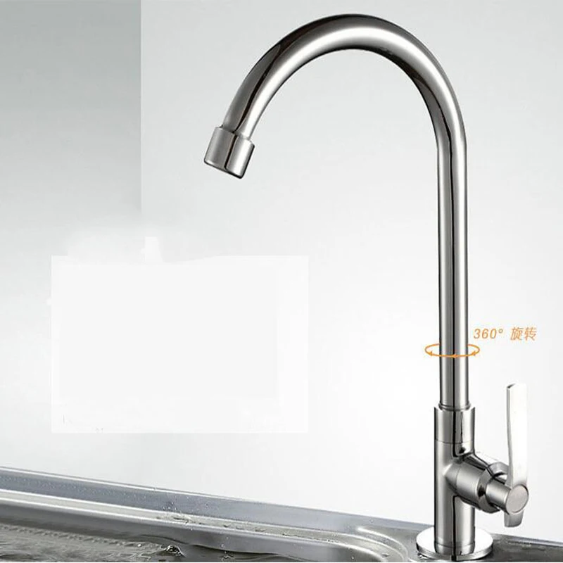 

Spray Brushed Nickel Stream Handle Kitchen Faucet Tap Rotation Mixer Swivel Pull Out Durable Sink Sprayer Single Hole