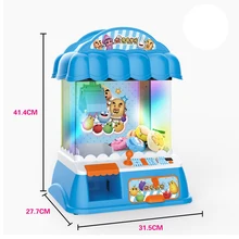 Мини-машина для захвата конфет для девочек, музыкальная автоматическая машина для захвата кукол, игрушка для куклы, слот для захвата конфет