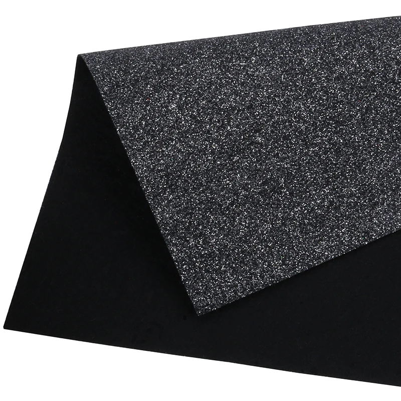 1.2mm thickness soft glitter non woven polyester felt DIY handmade home decoration sewing dolls material 21X30cm
