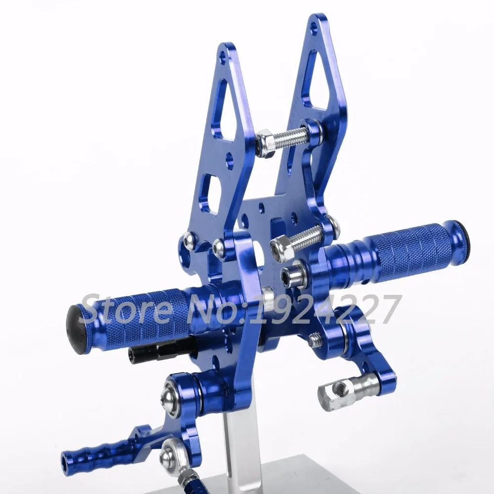 8 видов цветов CNC Rearsets для Kawasaki NINJA 250R EX250 2008 2012 задний комплект мотоциклетные