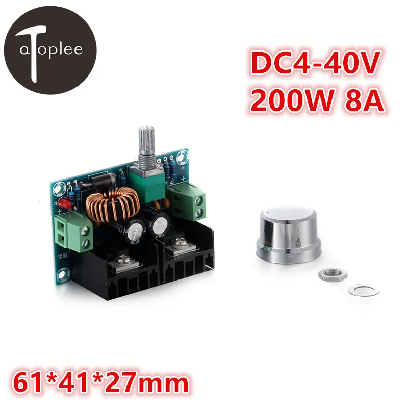 

1PC DC4-40V 200W 8A PWM Controller SCR Modulation Voltage Regulator Motor Speed Control Switch Controller