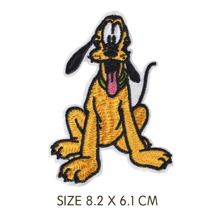 Высококачественные нашивки для одежды с изображением собаки Гуфи и Вилбура, нашивки для одежды, детские наклейки, одежды - Цвет: 3