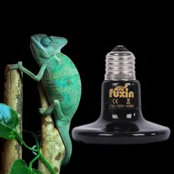 2018 80 мм Инфракрасный Керамика отопления излучатель лампочка 50/75/100/150 Вт E27 Цоколь лампы для рептилий Pet питомнике