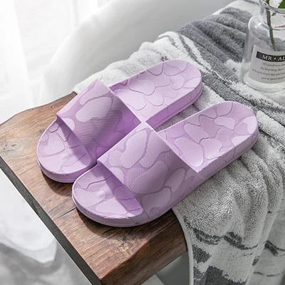 LCIZRONG/классические высококачественные летние мужские шлепанцы для ванной; домашняя нескользящая обувь; пляжные женские и мужские домашние тапочки унисекс - Цвет: purple