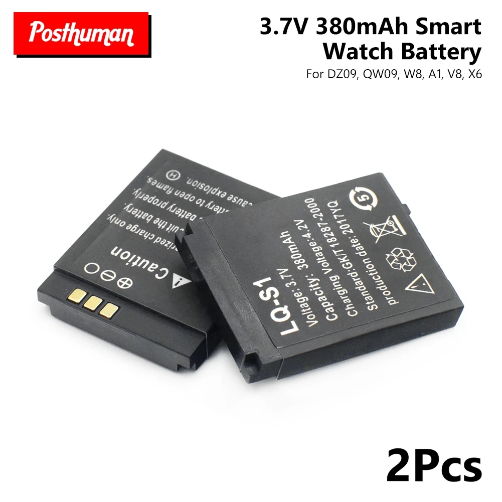

DZ09 QW09 LQ-S1 3.7V RECHARGEABLE LITHIUM Li-ion Promotion Smart Watch Battery BATTERY FOR SMART WATCH