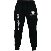 Xxxtentacion, принт Повседневное брюки Для мужчин Для женщин хлопок Jogger Брюки повседневные штаны шаровары прямые брюки