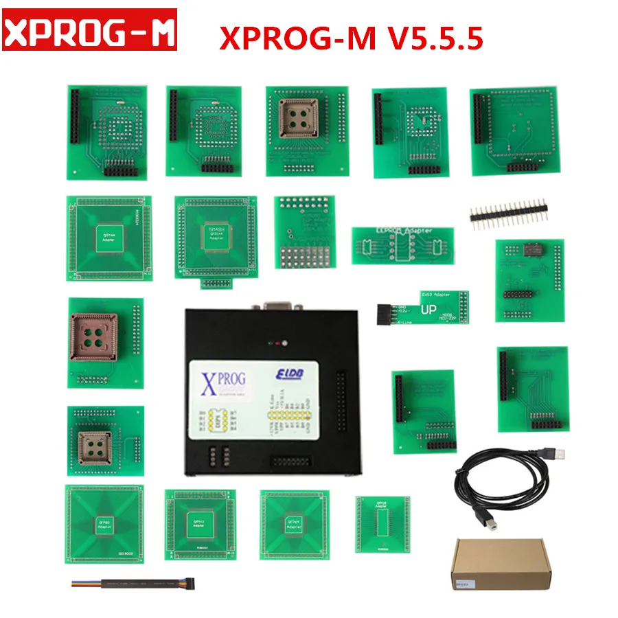 

Newest XPROG-M V5.5.5 X-PROG M BOX V5.55 ECU Programmer ECU Chip Tuning Xprog Box Programmer XPROG V5.55 Adapters