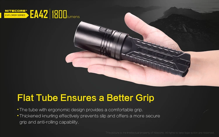 Nitecore ea42 CREE xhp35 HD светодиодный 1800lm 4 * AA фонарик Отдых Открытый Пеший Туризм пещеры спасения Портативный тактический фонарик Бесплатная