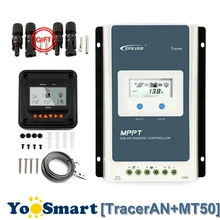 New Arrival MPPT 20A Solar Charge Controller 12V 24V LCD Diaplay EPEVER TRACER Solar Charge Regulator EPsloar 2210A 30a epever mppt solar tracking regulator epsolar 12v 390w 24v 780w tracer3210an mt50 remote meter solar charging controller