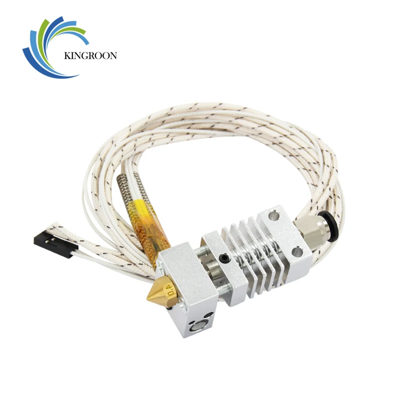 KINGROON CR10 Hotend الطارد لمسافات طويلة V6 البثق J-رئيس الحرارية الحرارة كسر الحلق 1.75 ملليمتر CR10 3D طابعة reprap أجزاء