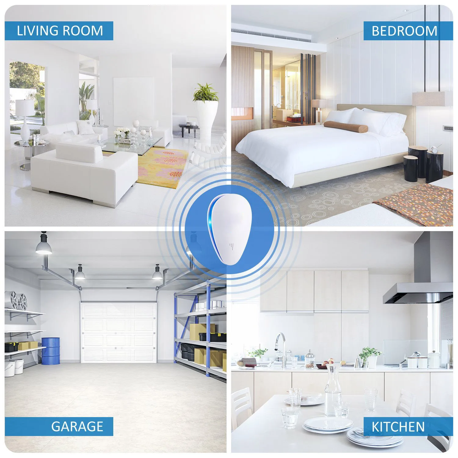 W&M Elektronische Ultrasone Anti Mosquito Insect Pest Mouse Repellent Repeller Pyrethroid Spiders mosquito fly EU US CN Plug