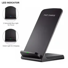 Qi Беспроводное зарядное устройство для samsung Galaxy S8 S9 S7 USB беспроводное зарядное устройство 10 Вт для iPhone 8X8 Plus Беспроводная зарядная площадка