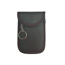 1 шт. бумажник 12,0*8,0*1,0 см PU кожа электромагнетизм щит ключ чехол Автомобильный ключ сигнальный блок сумка для ключа автомобиля чехол