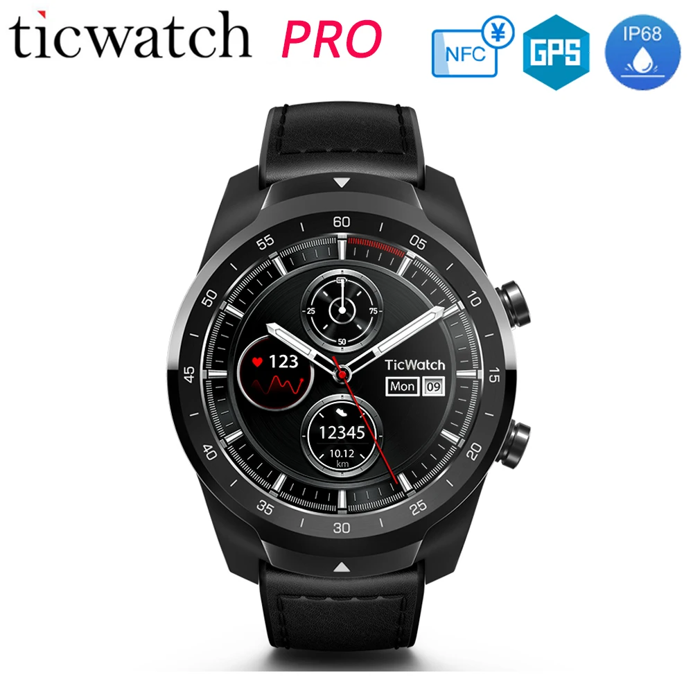 Original Global Ticwatch Pro Bluetooth GPS Smart Watch Wear OS...
