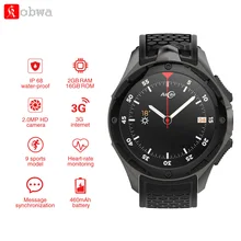 

KOBWA AllCall W2 3G WCDMA Android 7.0 Quad Core Smart Watch 1.39'' HD Screen 2G 16G Memory GPS Wifi Heart Rate Bluetooth 4.0