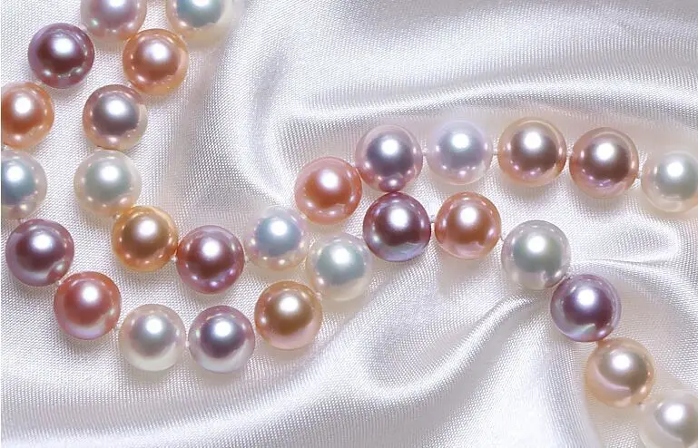 

20" 8-9MM SOUTH SEA WHITE PINK PEARL NECKLACE AAA