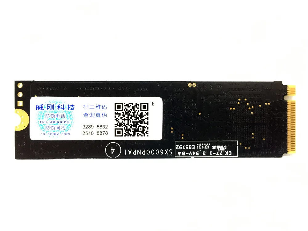 ADATA XPG SX6000 256 ГБ 512 Гб PCIe Gen3x4 M.2 2280 для ноутбука Настольный внутренний жесткий диск 256G 512G