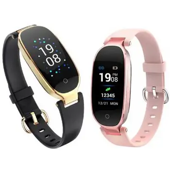 

S3P color Lady watch Female Smart bracelet Smart Watch Men heart rate Smart wristband Fitness tracker smart band for ios android